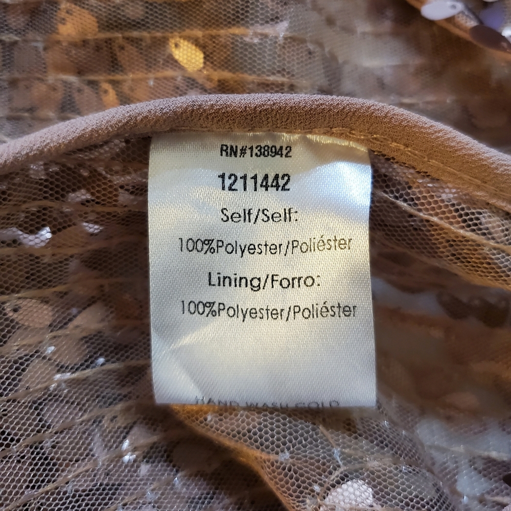 On Twelfth Sequin Duster Size Medium - image 8